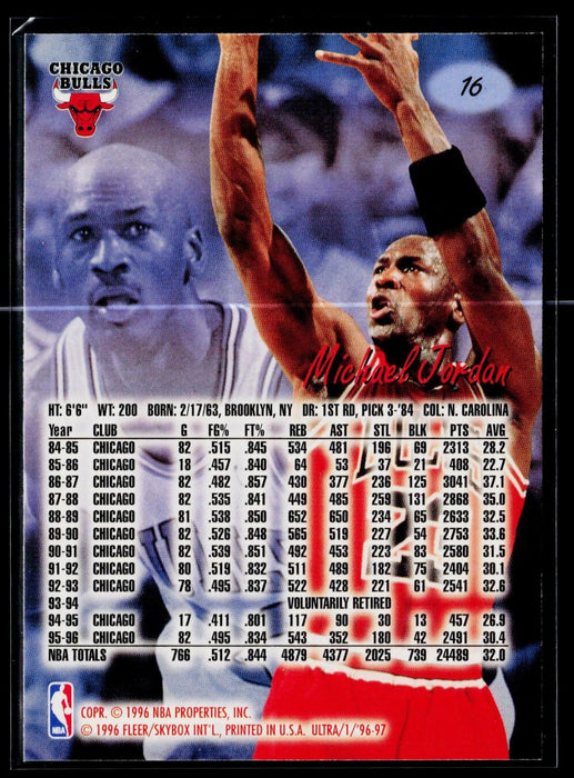 1996-97 Ultra Michael Jordan #16