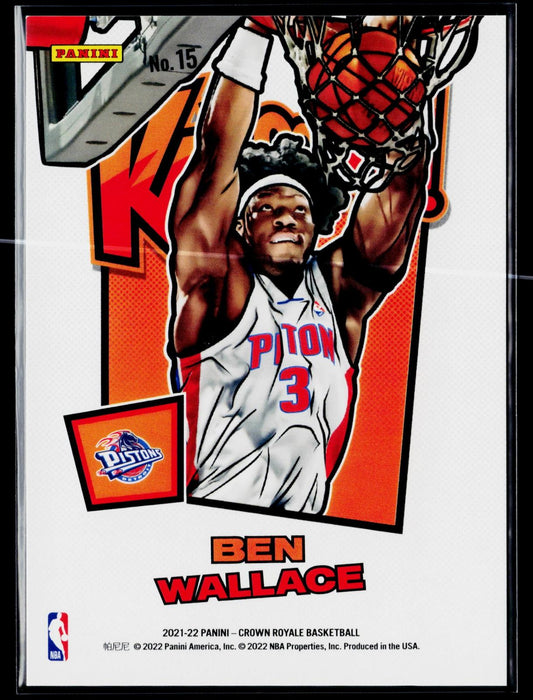 2021-22 Crown Royale Ben Wallace KABOOM #15 SSP Case Hit