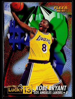 1996-97 Fleer Kobe Bryant #13 Lucky 13 RC Rookie
