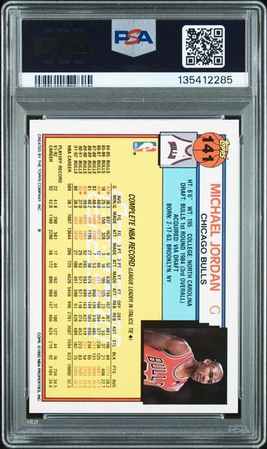 1992-93 Topps Michael Jordan #141 Gold 9