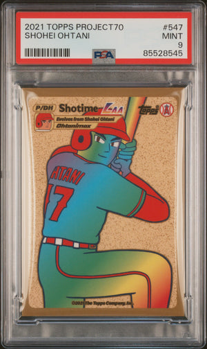 2021 Topps Project70 Shohei Ohtani #547 PSA 9