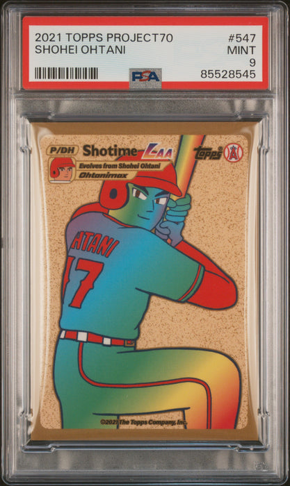 2021 Topps Project70 Shohei Ohtani #547 PSA 9