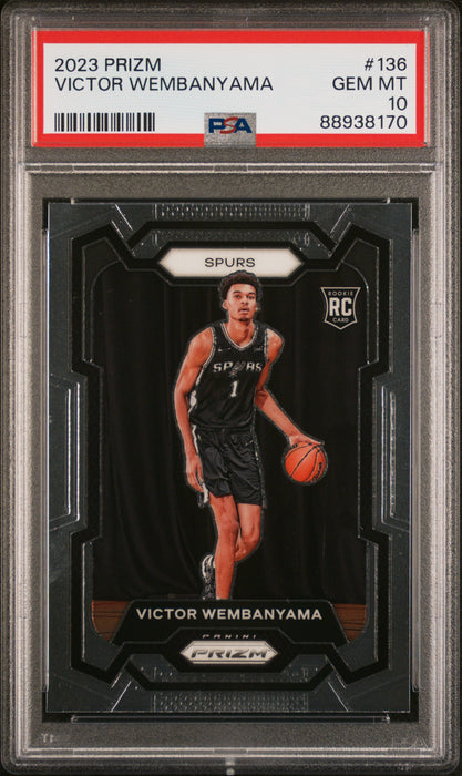 2023 Panini Prizm Victor Wembanyama RC PSA 10