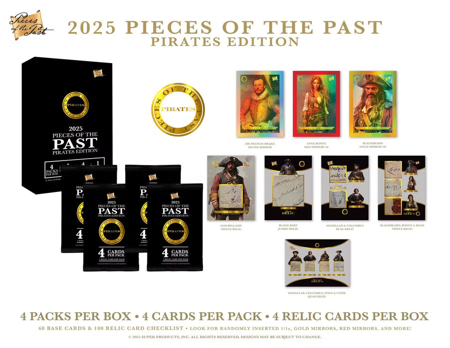 2025 Pieces of the Past Pirates Edition - Hobby Box