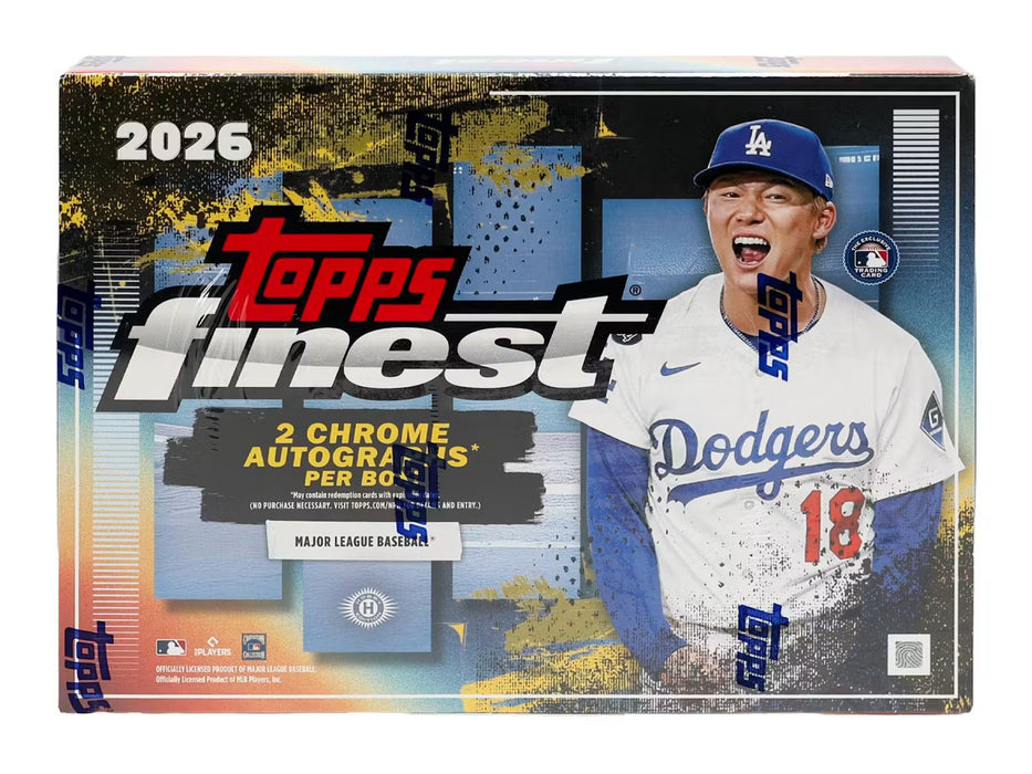 2026 Topps Finest Baseball - Hobby Box
