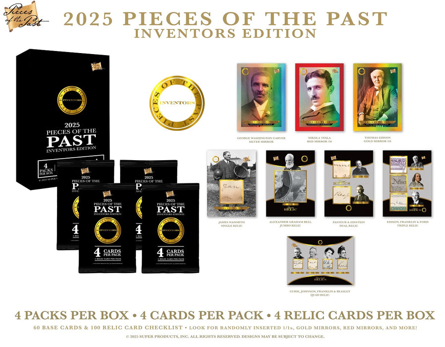 2025 Pieces of the Past Inventors Edition - Hobby Box