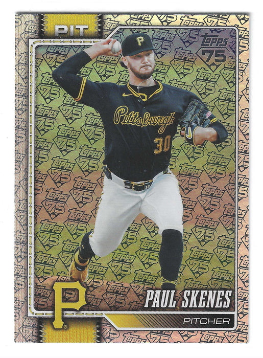 2026 Topps Paul Skenes #100 Logo Foil /75 SP