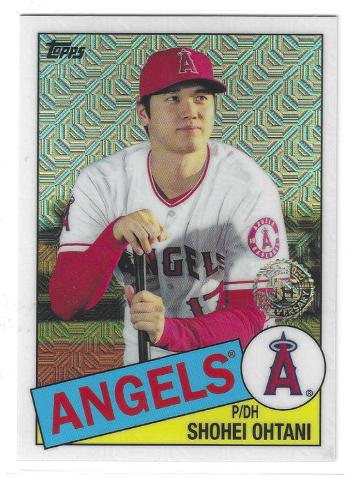 2020 Topps Shohei Ohtani #85-2 1985 Mojo Refractor