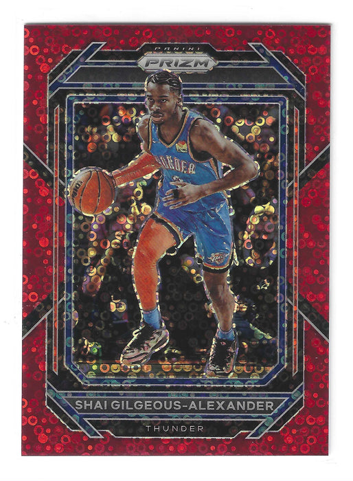 2022-23 Panini Prizm Shai Gilgeous-Alexander #64 Red Fast Break /100 *BOOKEND SP