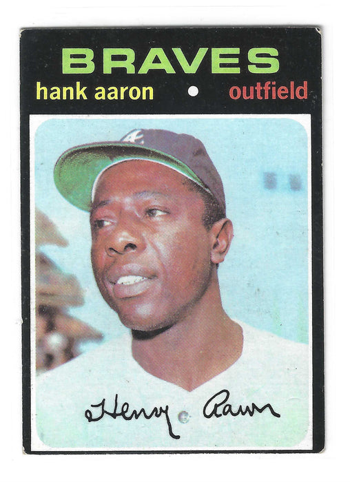 1971 Topps Hank Aaron #400