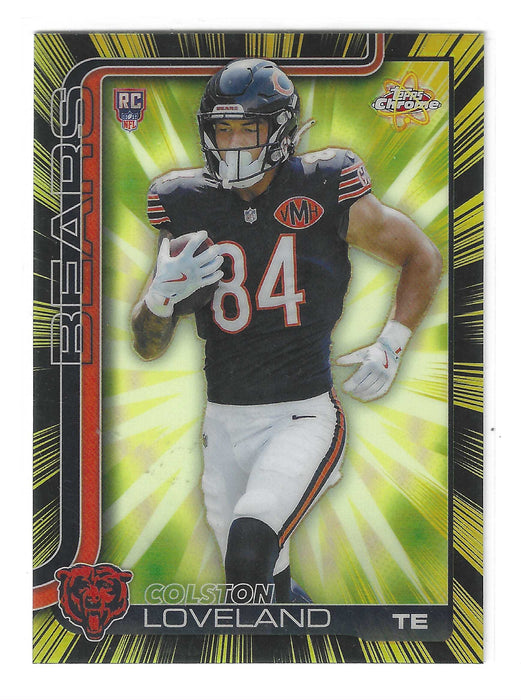 2025 Topps Chrome Colston Loveland #RR-16 Radiating Rookies RC Rookie SSP