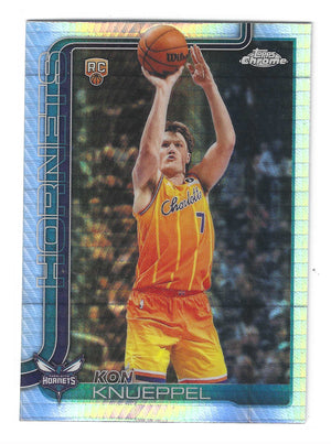 2025-26 Topps Chrome Update Kon Knueppel #154 Prism Refractor RC Rookie