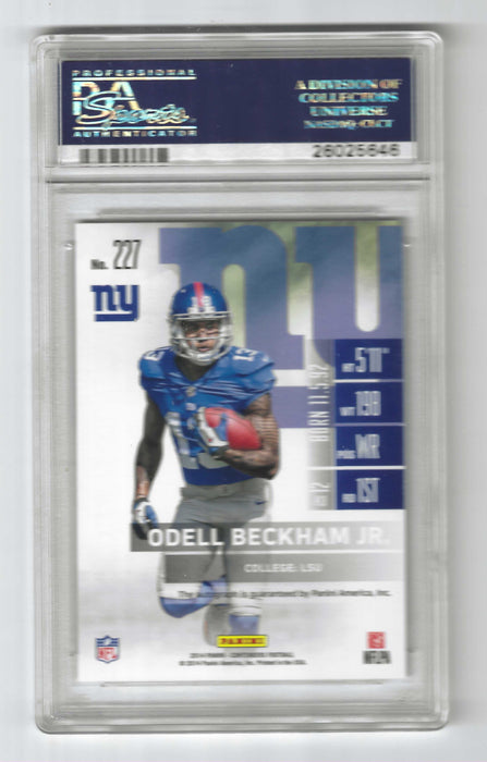 2014 Panini Contenders Odell Beckham Jr #227 Rookie Ticket Auto RC PSA 10