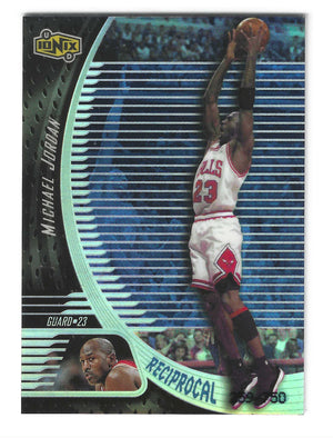 1998-99 Upper Deck Ionix Michael Jordan #R4 Reciprocal /750 SP