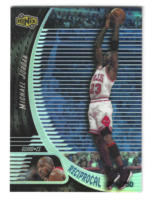 1998-99 Upper Deck Ionix Michael Jordan #R4 Reciprocal /750 SP