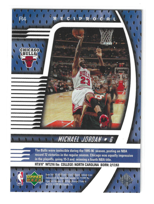 1998-99 Upper Deck Ionix Michael Jordan #R4 Reciprocal /750 SP