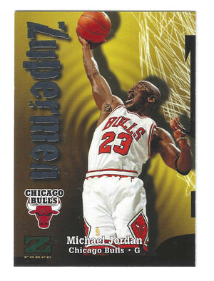 1997-98 SkyBox Z-Force Michael Jordan #190 Zupermen