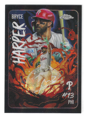 2026 Topps Chrome Bryce Harper #UV-10 Ultra Violet *CASE HIT SSP
