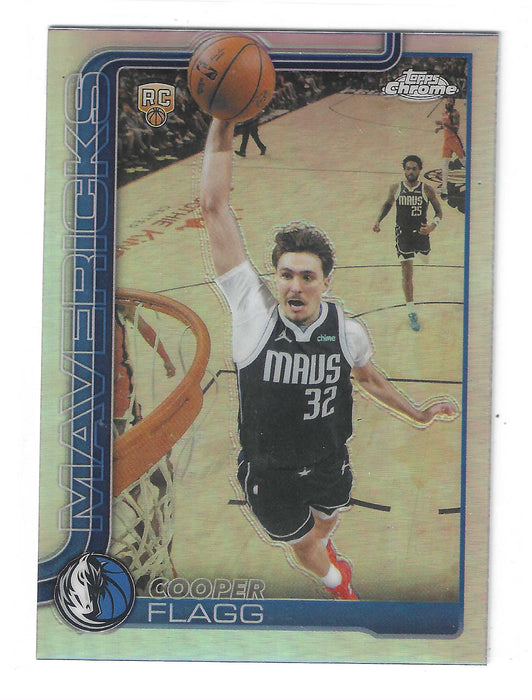 2025-26 Topps Chrome Update Cooper Flagg #151 Refractor RC Rookie