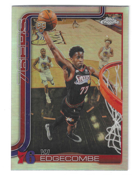 2025-26 Topps Chrome Update VJ Edgecombe #153 Refractor RC Rookie