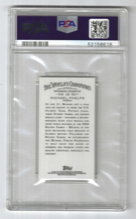 2012 Topps Allen & Ginter Michael Phelps #129 Mini PSA 10 GEM MINT