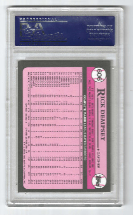 1989 Topps Tiffany Rick Dempsey #606 PSA 10 GEM MINT