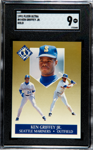 1991 Fleer Ultra Ken Griffey Jr. #4 Gold SGC 9