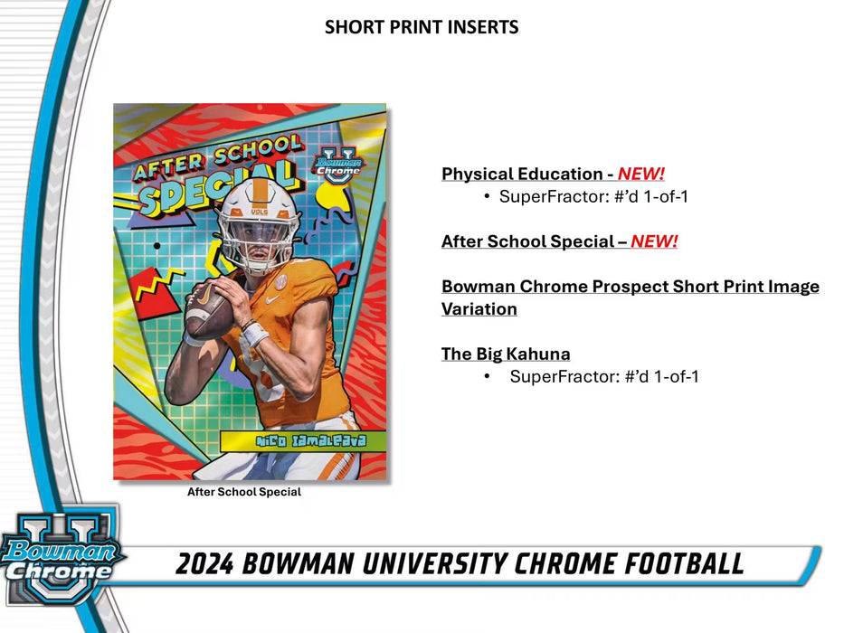 2024 Bowman University Chrome Football - Blaster Box