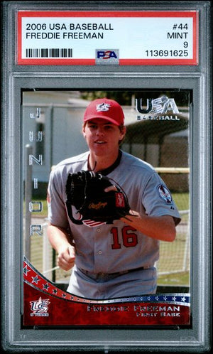 2006 USA Baseball Freddie Freeman #44 PSA 9 MINT