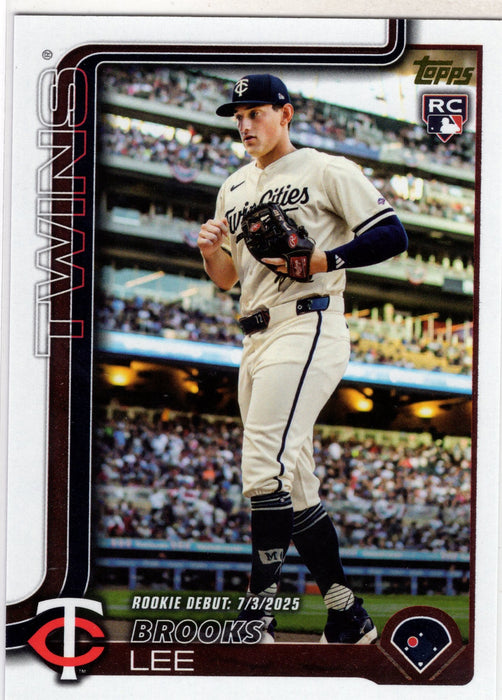 2025 Topps Update Series Brooks Lee Golden Mirror #US243 RC
