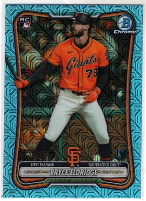 2026 Bowman Chrome Bryce Eldridge Blue Mojo Refractor #58 RC /499