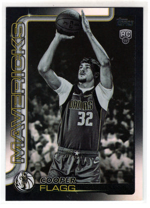 2025 Topps Cooper Flagg #201 Blackout RC Rookie