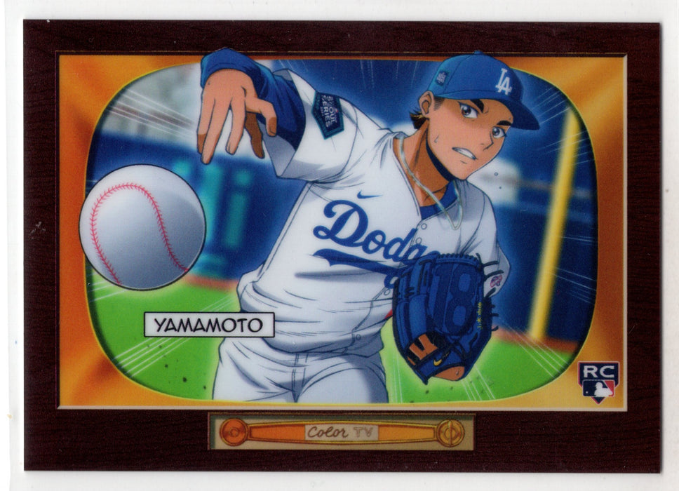 2024 Bowman's Best Yoshinobu Yamamoto #BA-16 1955 Bowman Anime RC *CASE HIT SSP