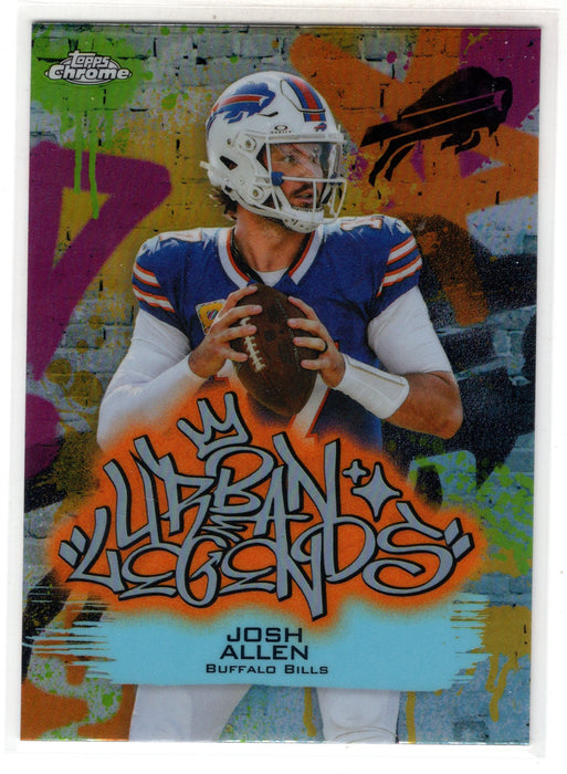 2025 Topps Chrome Josh Allen #UL-2 Urban Legends