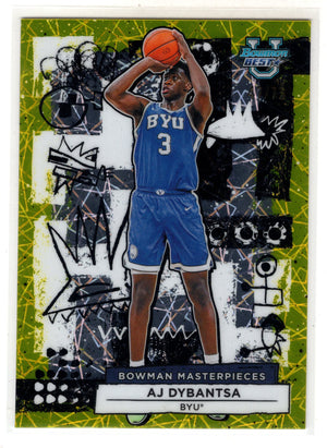 2026 Bowman U Best Aj Dybantsa #BM-2 Yellow Lazer /75 A