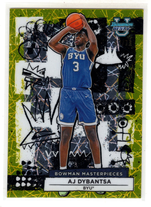 2026 Bowman U Best Aj Dybantsa #BM-2 Yellow Lazer /75 A