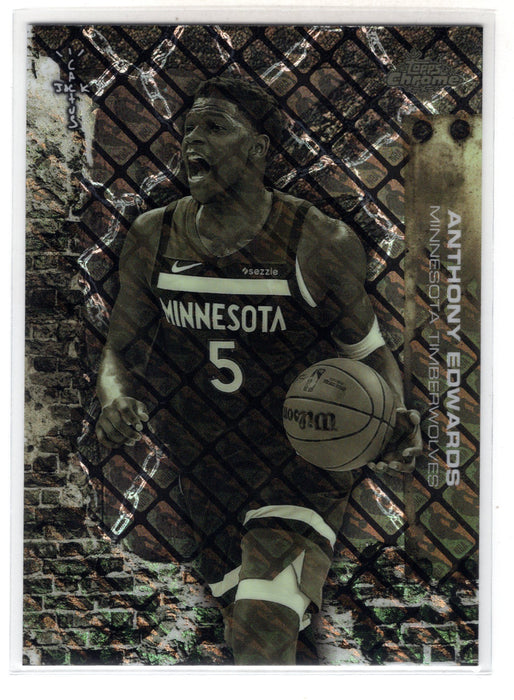 2026 Topps Chrome x Cactus Jack Anthony Edwards #33 Logofractor