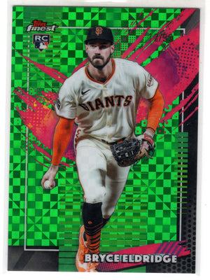 2026 Topps Finest Bryce Eldridge #211 Green X-Fractor RC Rookie /99