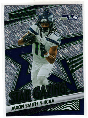 2025 Panini Revolution Jaxon Smith-Njigba #17 Star Gazing Green Storm /25