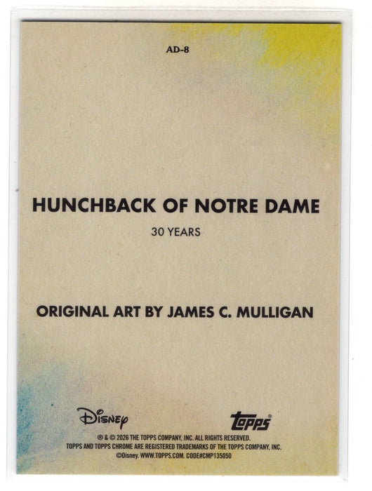 2026 Topps Disney Hunchback of Notre Dame Original Art By James C. Mulligan