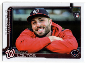 2025 Topps Update Series Ryan Loutos #US202 Golden Mirror RC Rookie SSP
