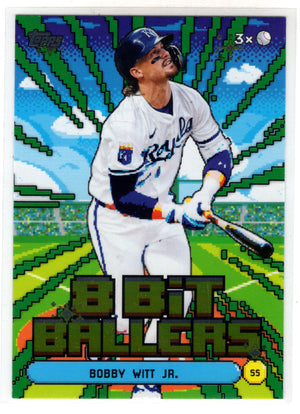 2026 Topps Series 1 Celebration Bobby Witt Jr. #8B-19 8 Bit Ballers Green /99