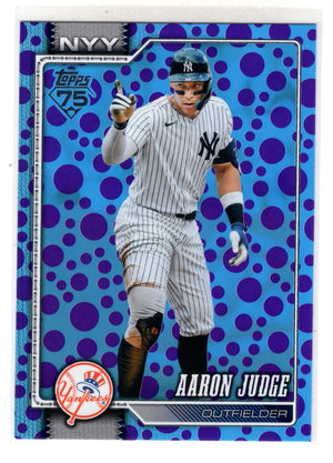 2026 Topps Series 1 Aaron Judge #1 Purple & Blue Polka Dots