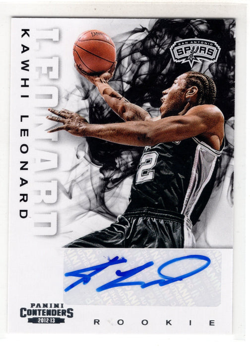 2012-13 Panini Contenders Kawhi Leonard #263 RC Rookie Auto