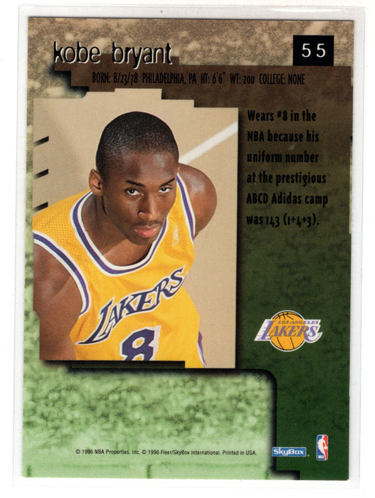 1996-97 Skybox Premium Kobe Bryant #55 RC Rookie
