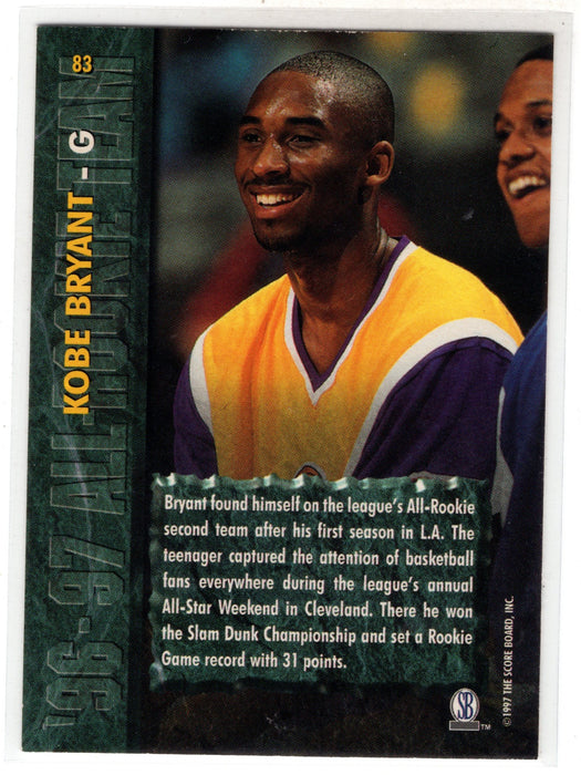 1997 Score Board Rookies Kobe Bryant #83 '96-'97 All-Rookie Team RC