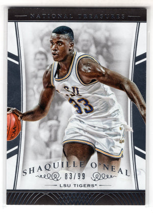 2015 Panini National Treasures Shaquille O'Neal #128 /99
