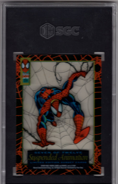 1994 Fleer Marvel Spider-Man #7 Suspended Animation SGC 8