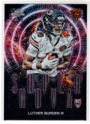 2025 Topps Cosmic Chrome Luther Burden III #SPN-8 Super Nova RC Rookie /10