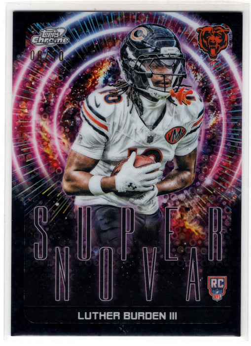 2025 Topps Cosmic Chrome Luther Burden III #SPN-8 Super Nova RC Rookie /10